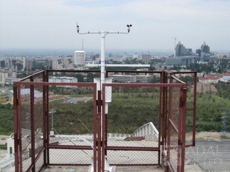 АМС MicroStep-MIS на комплексе лыжных трамплинов "Сункар" в Алматы